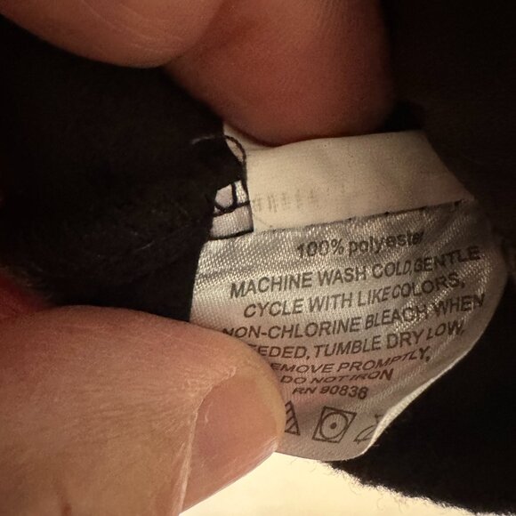 CROSSLAND MEN S FLEECE JACKET WALKER BRENDING, ZIPPER-UP, FRONT POCKETS, SIZE L - Picture 12 of 12